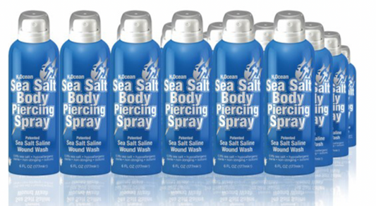 6oz Sea Salt Body Piercing Spray