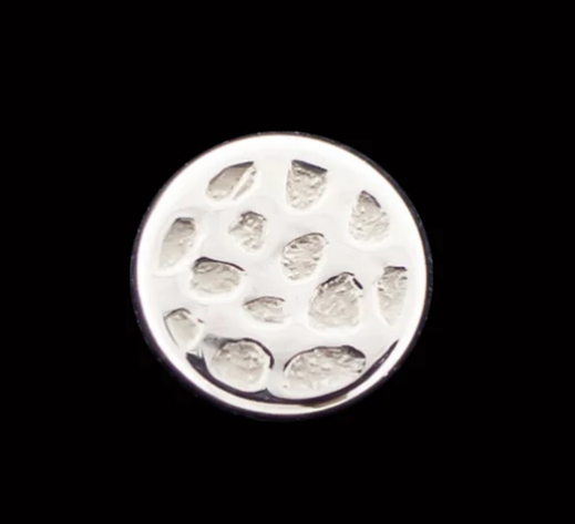 Titanium Hammered Disc End