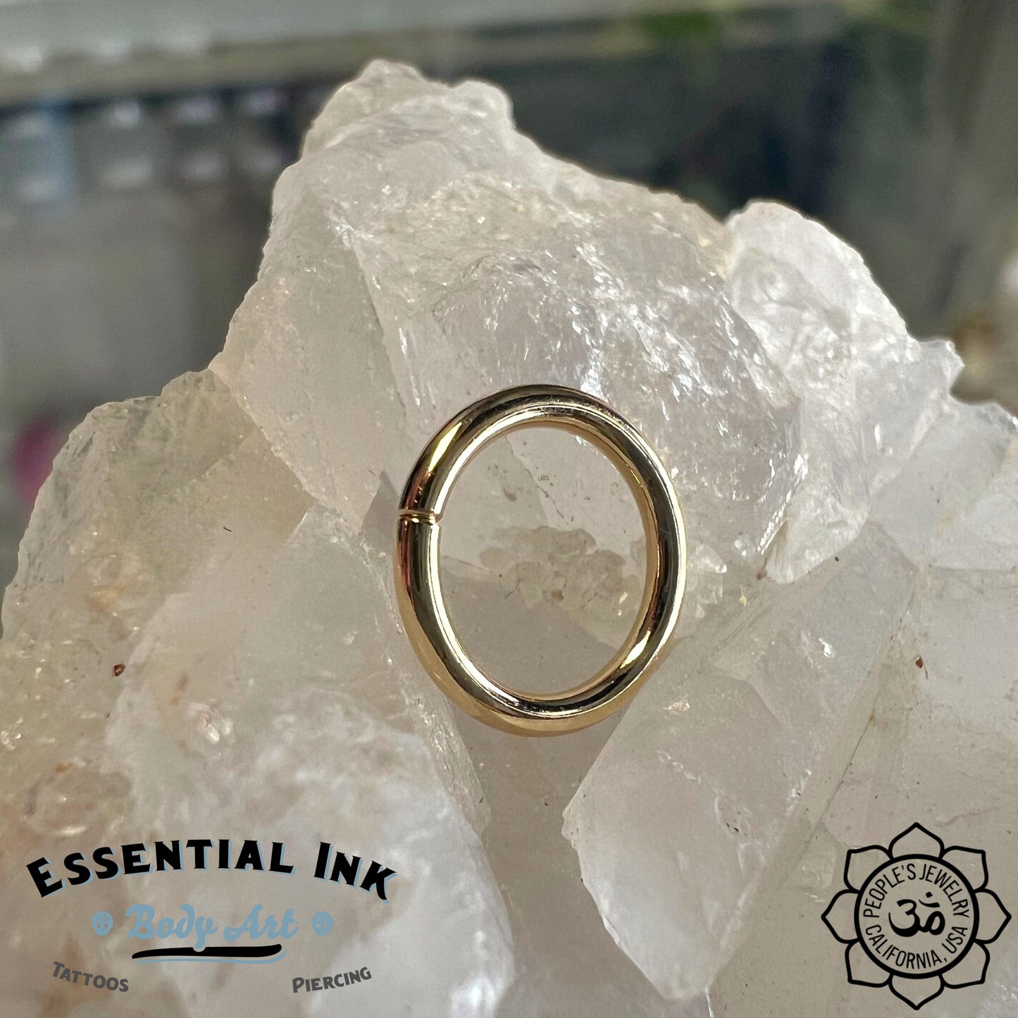 14K Gold Seam Rings
