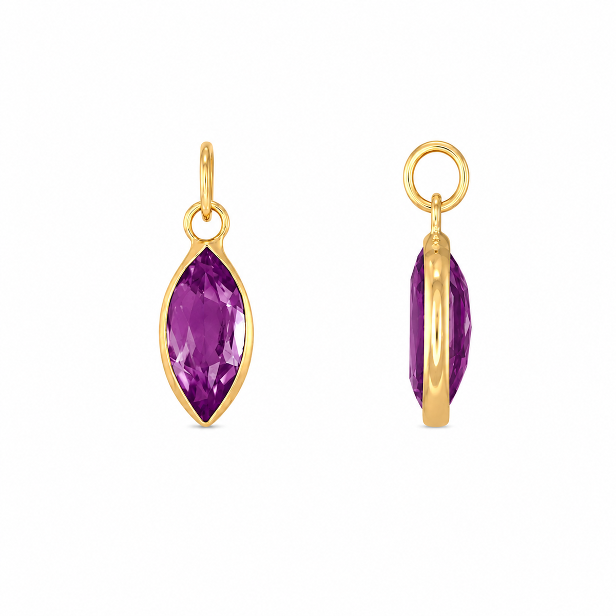 Marquise Bezel Charm