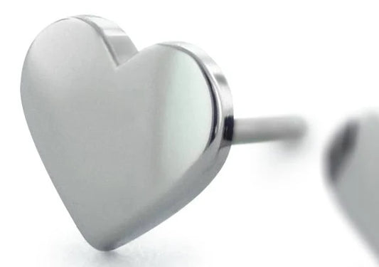 Titanium Heart Threadless End