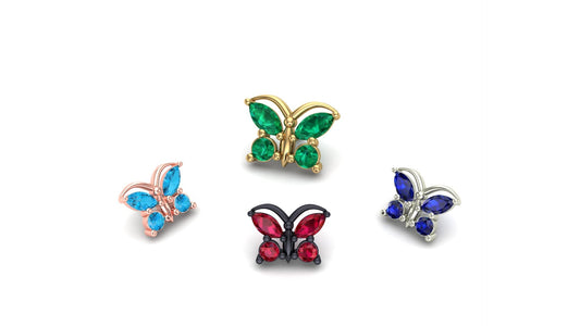 Butterfly with Gemstones