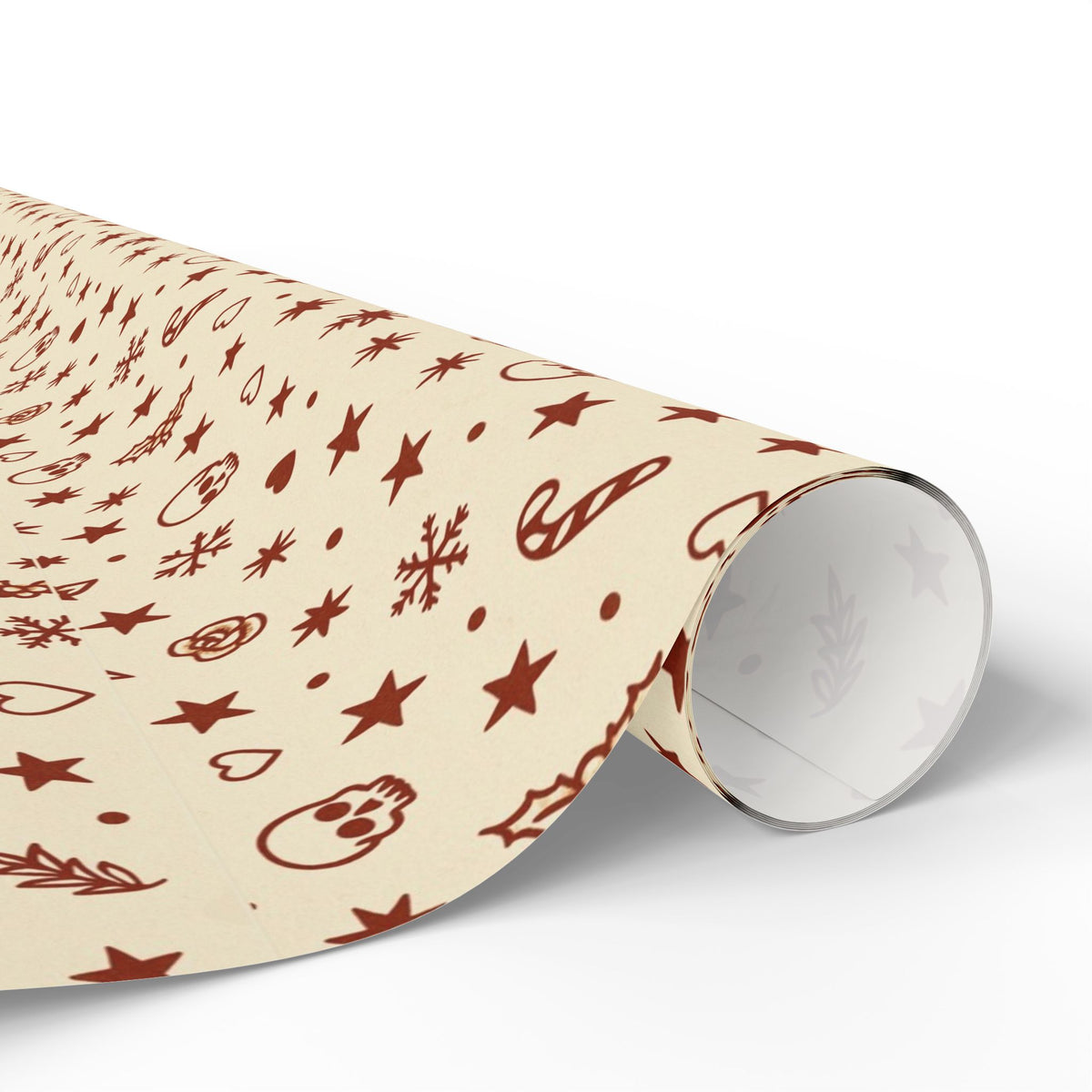 Flash Filler Frenzy Tattoo Christmas Wrapping Paper | Vintage Tattoo Flash Holiday Gift Wrap | Classic Ink-Inspired Filler Design