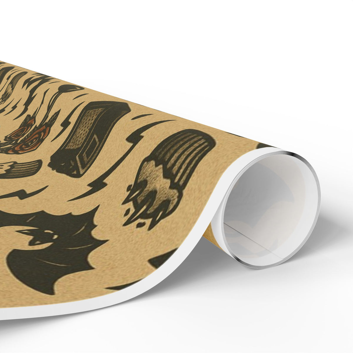 Rock 'n' Roll Themed Wrapping Paper for Parties, Birthdays, Holidays, Gift Wrap, Music Lovers, Punk Rock Gift Wrap