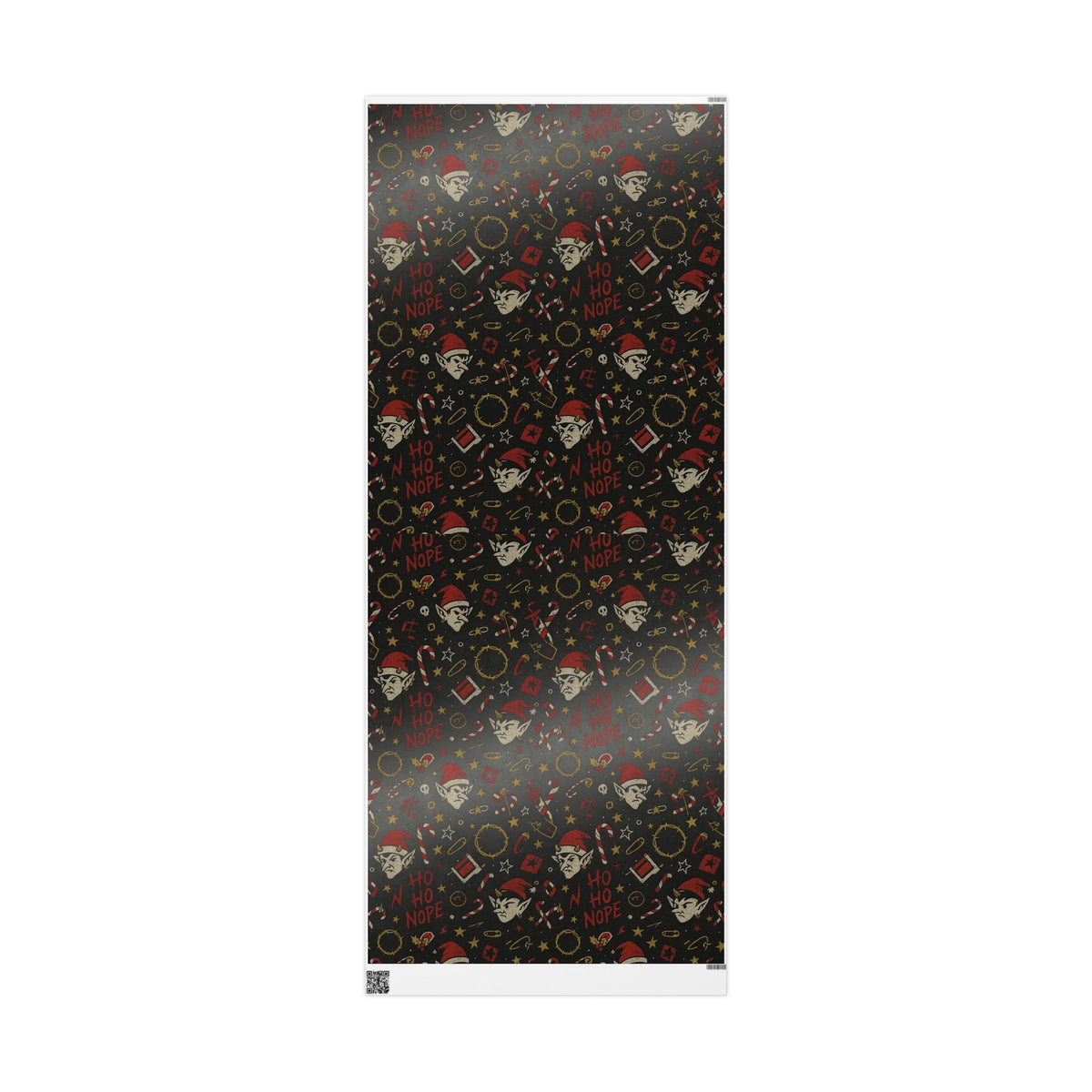 Anarchy in the North Pole Punk Rock Christmas Wrapping Paper | Alternative Holiday Gift Wrap | Grunge Tattoo Flash Xmas Decor