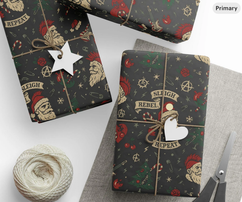 Festive Christmas Wrapping Paper, Holiday Gift Wrap, Santa & Snowman Design, Eco-Friendly, Perfect for Xmas Gifts, Party Decor