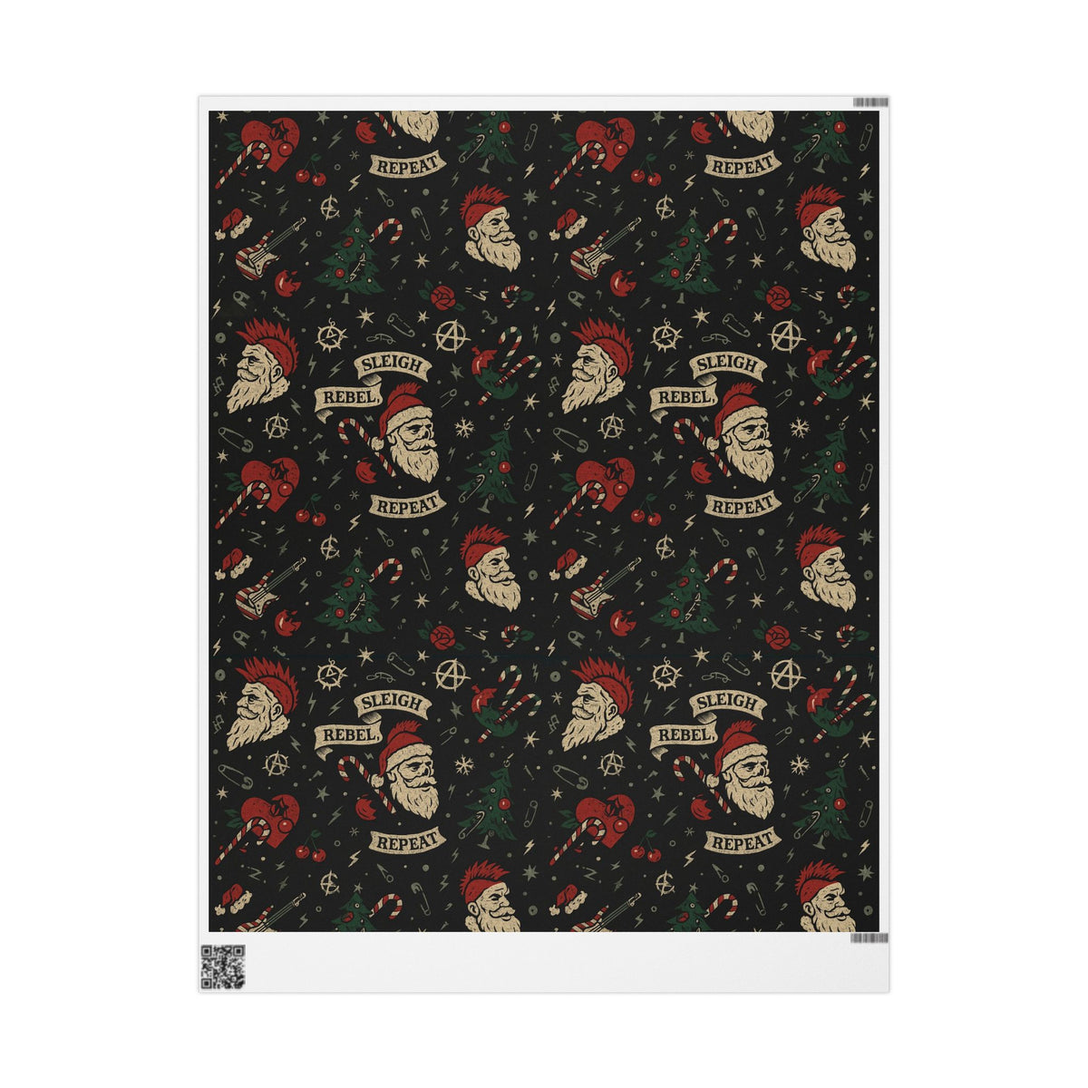 Festive Christmas Wrapping Paper, Holiday Gift Wrap, Santa & Snowman Design, Eco-Friendly, Perfect for Xmas Gifts, Party Decor