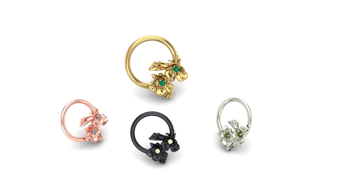 Double Flower Ring
