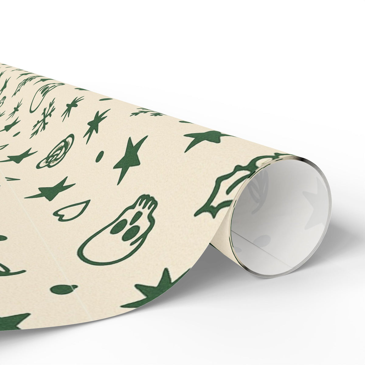 Flash Filler Frenzy Tattoo Christmas Wrapping Paper | Vintage Tattoo Flash Holiday Gift Wrap | Classic Ink-Inspired Filler Design
