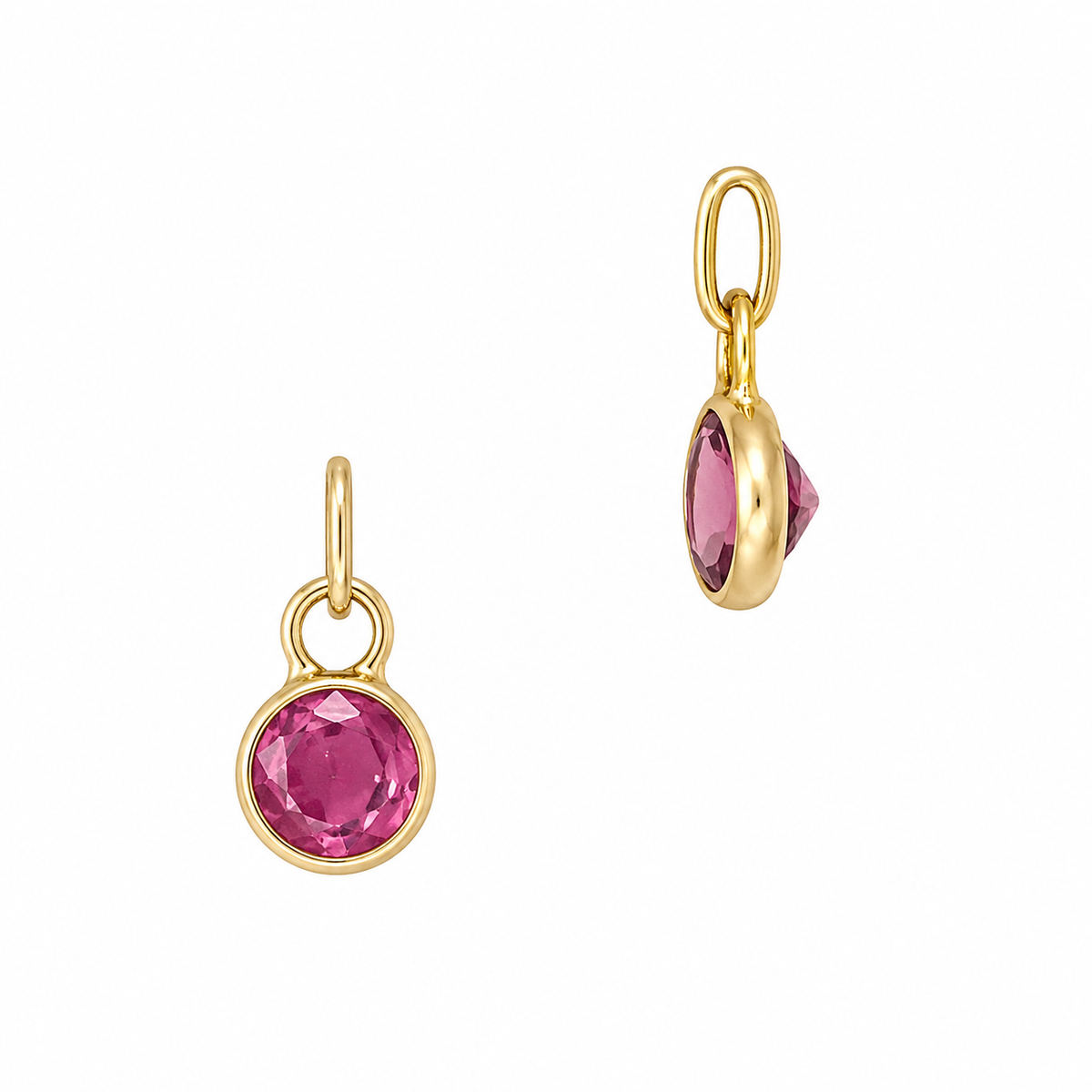 Round Bezel Charm