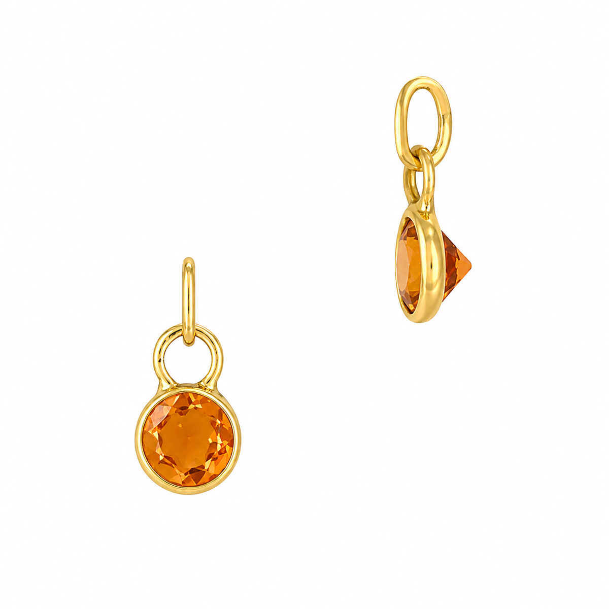 Round Bezel Charm