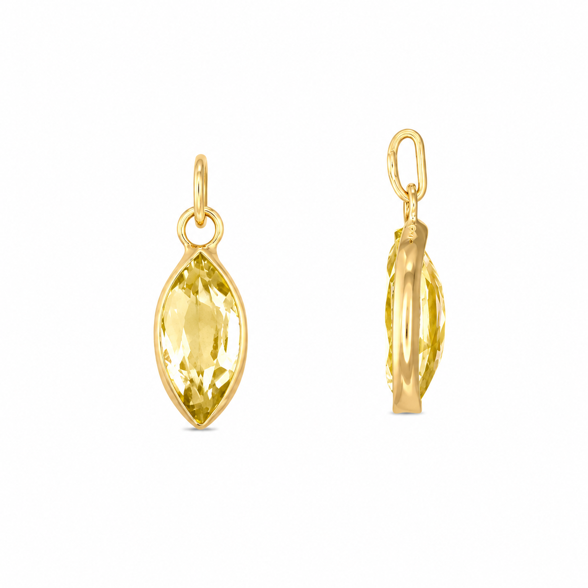 Marquise Bezel Charm