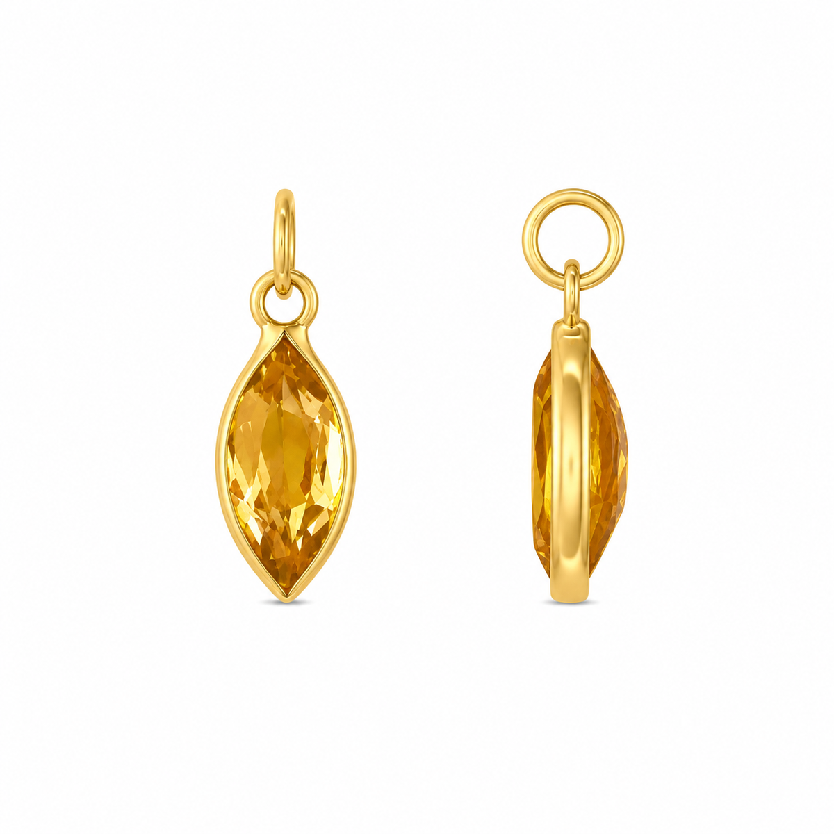 Marquise Bezel Charm