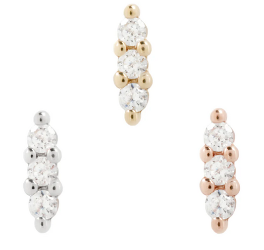 Mishka 3 - CZ - Threadless End