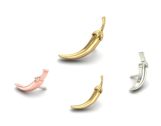 Chili Threadless 14K End