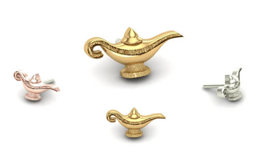 Magic Lamp Threadless 14K End