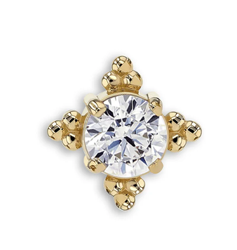 Zia 18k Gold End