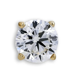 Tiffany 18k Gold CZ Ends