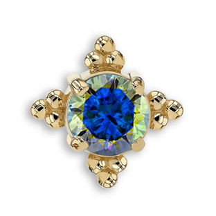 Zia 18k Gold End