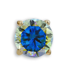 Tiffany 18k Gold CZ Ends