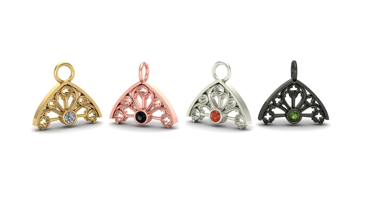 Tracery Window Charm