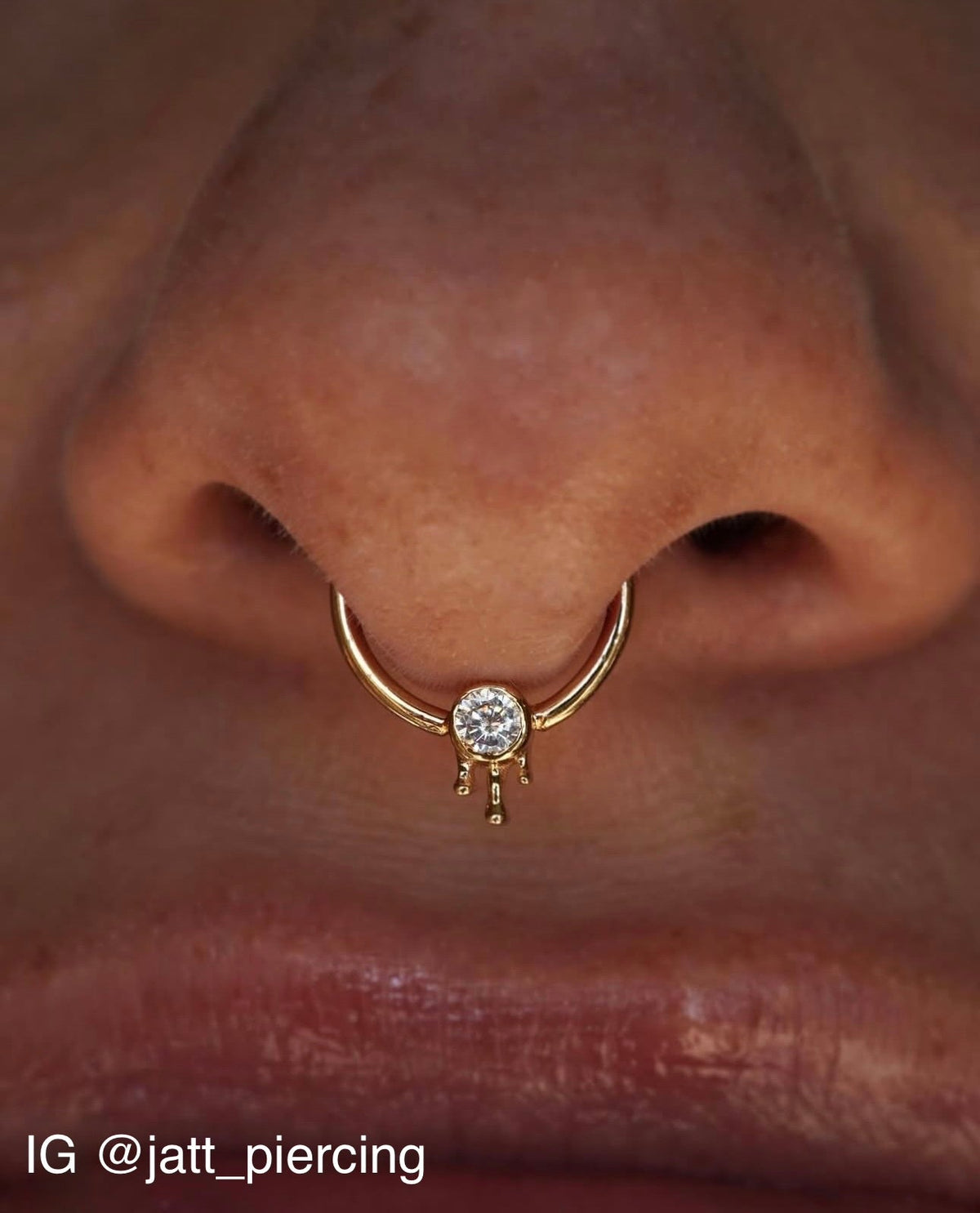 Drip Bezel Ring