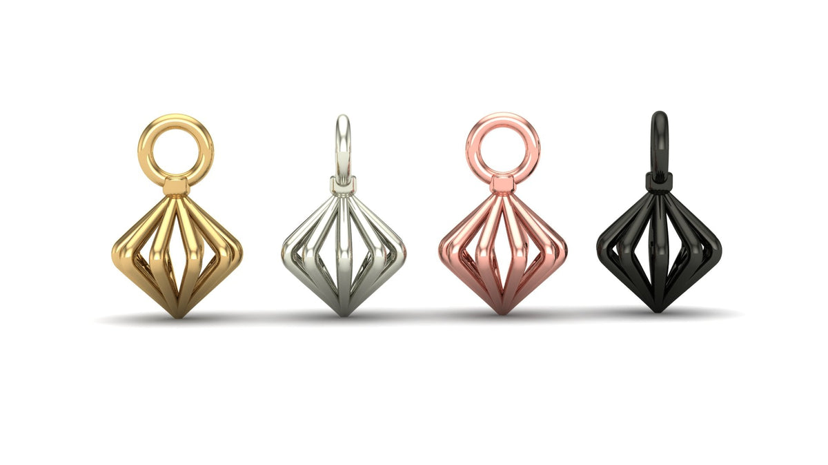 Open Diamond Charm