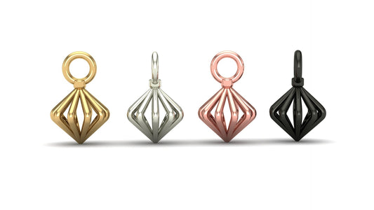 Open Diamond Charm