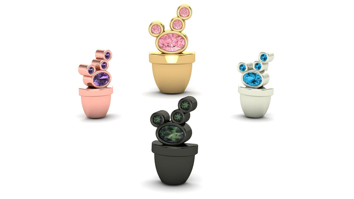 Cactus with Gemstone