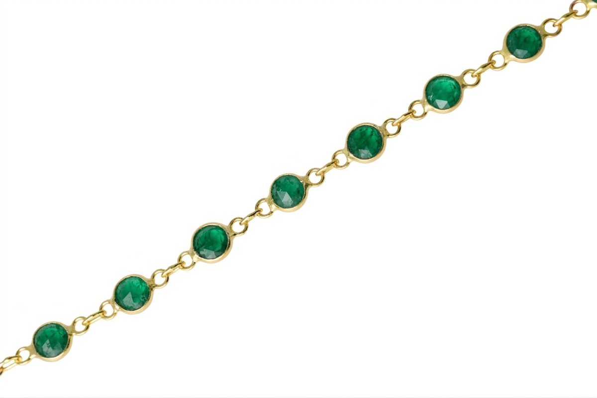 Emerald Bezel Chain