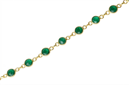 Emerald Bezel Chain