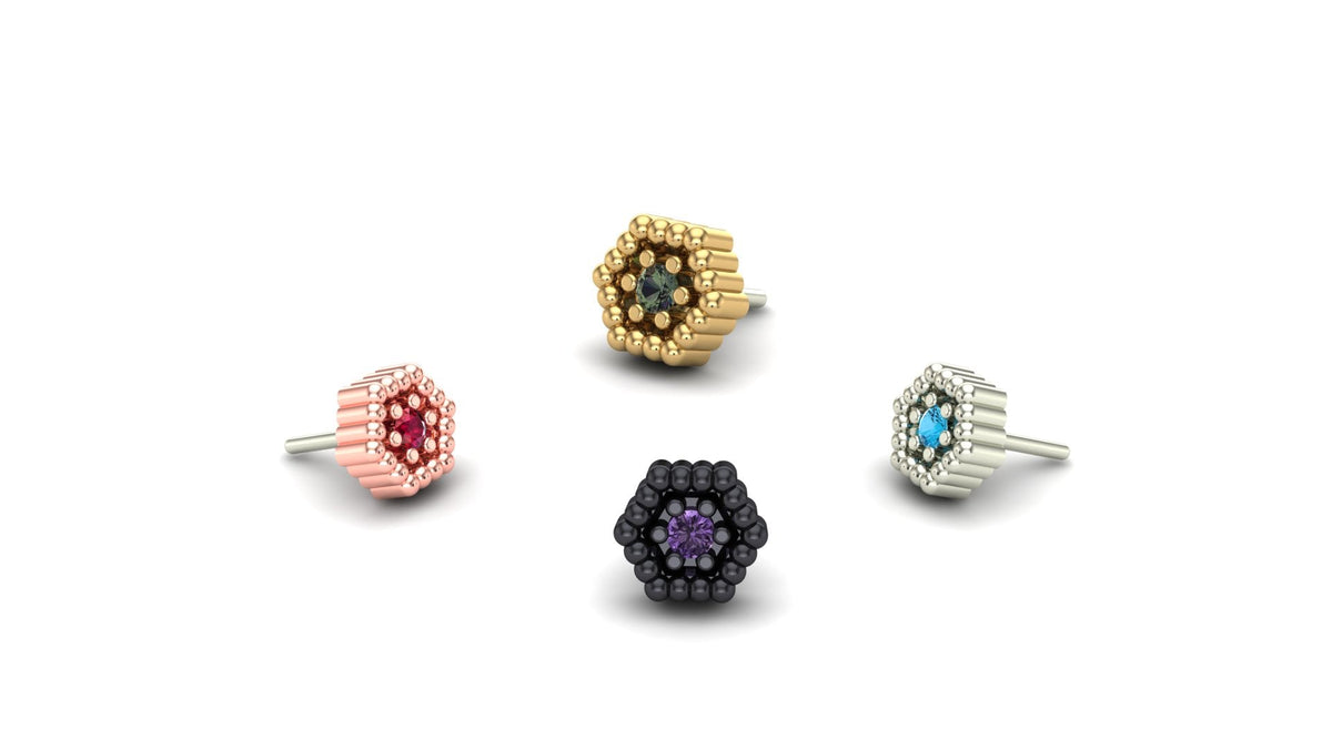 Hexagon Beads