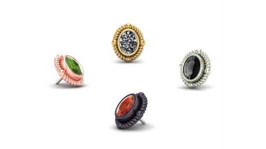 Twisted Oval Bezel