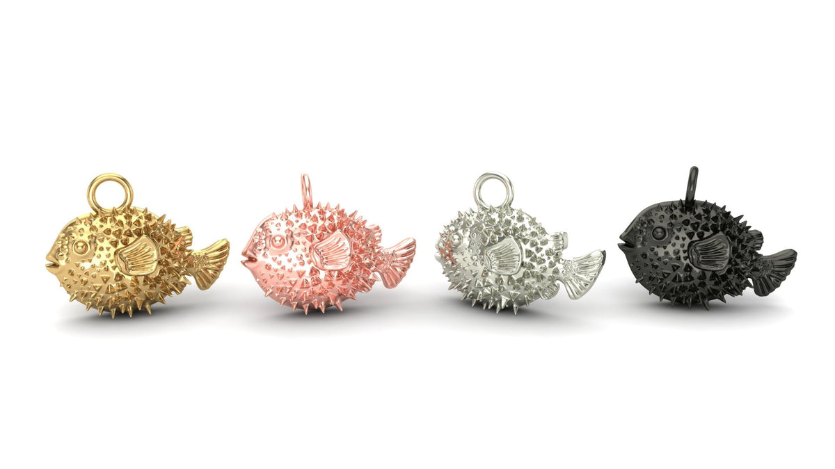 Puffer Fish Charm