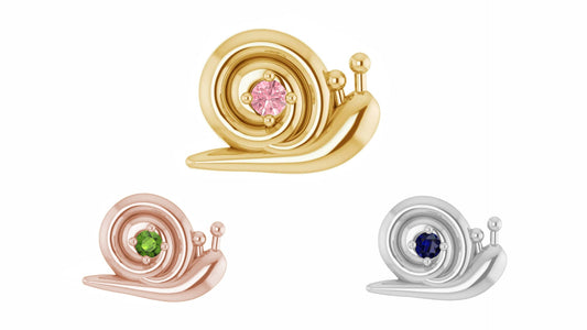 Snail with Gemstones
