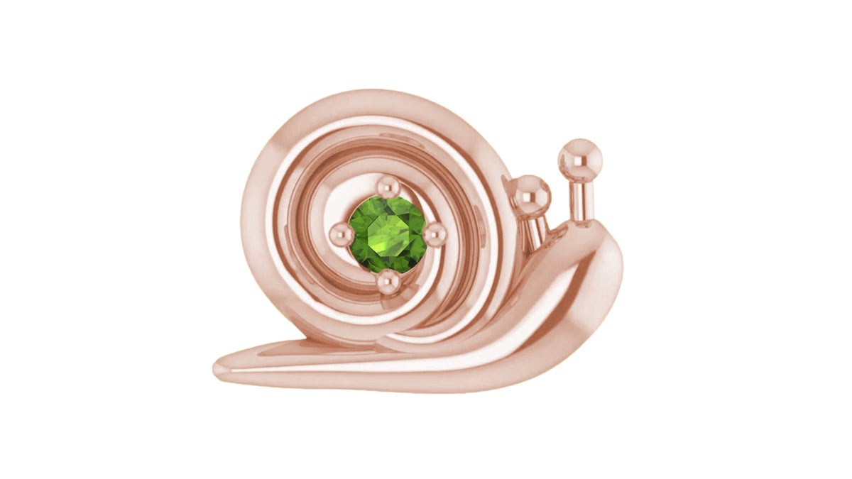 Snail with Gemstones