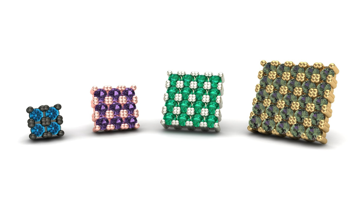 Square with Gemstone