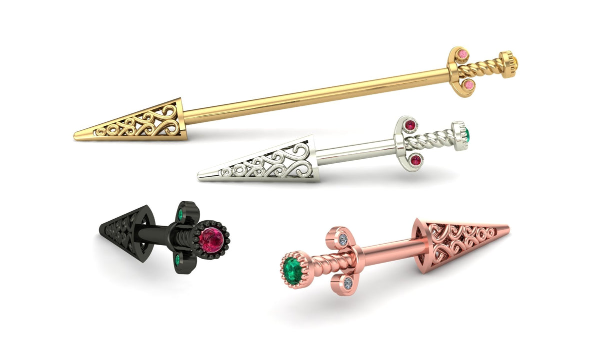 Armor Dagger Barbell