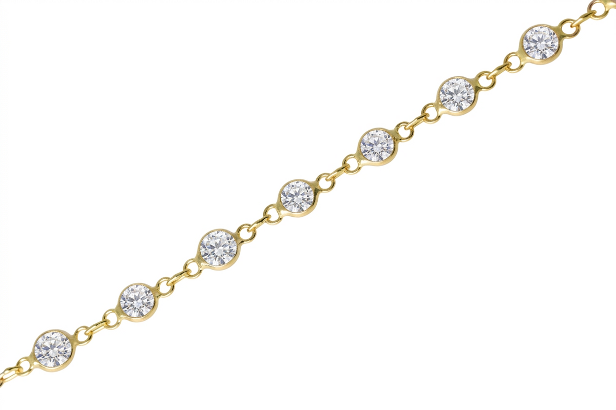 Topaz Bezel Chain